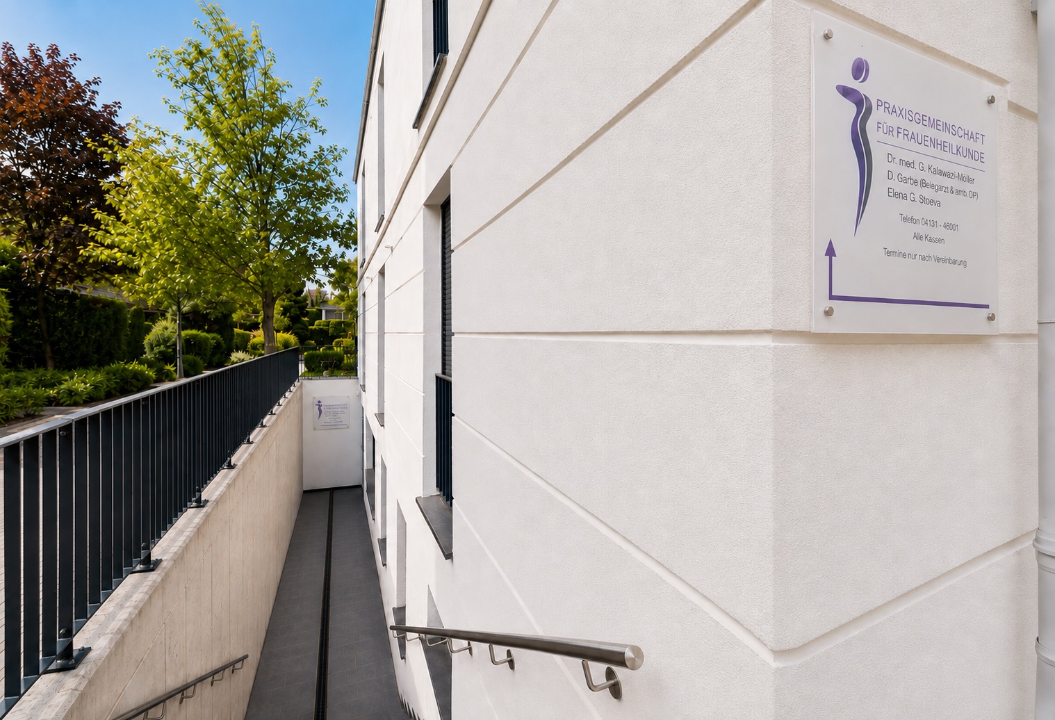 Praxisgebäude im Wilschenbrucher Weg 81, Außenansicht